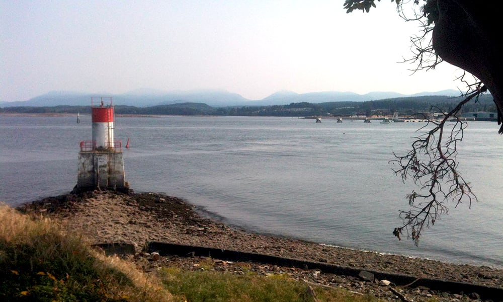 A small lighthouse off of Vancouver Island, home of Island Electric Company